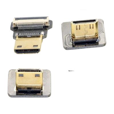 China Multimedia FPV Mini Male HDM To HDM Flat Ribbon FPC Ribbon Cable for sale