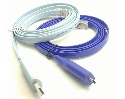 China Ftdi USB Type C Console Rs232 Rollover Cable For Routers Rj45 FTDI Cable for sale