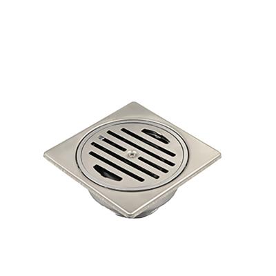 China Anti-odor plastic core drains with stainless steel 90mm cover shower drain bathtubs tub drain for sale