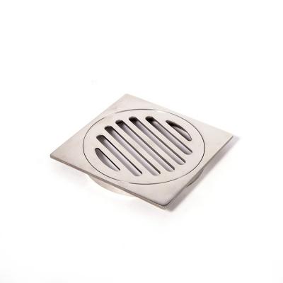 China Modern Guida Cast Iron SS304 Square Tile Insert Grate Waste Floor Drain Balcony Floor Drainage for sale