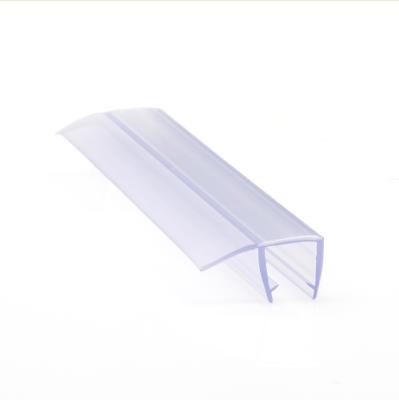 China China Waterproof Bath Shower Screen Guida Curved Rubber Plastic Seal For Door Glass Enclosure for sale