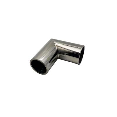 China Modern GUIDA 561029 SS304 Chrome 90 Degree Tube Pipe Hardware Fittings For Shower Enclosure for sale