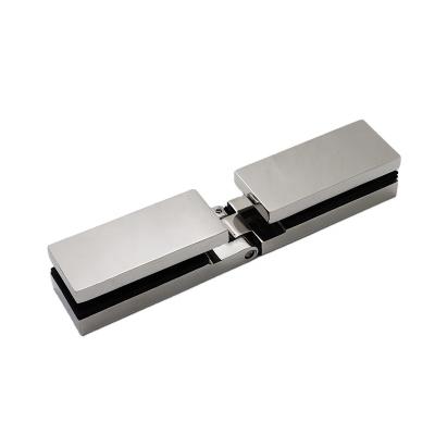 China Wall to Glass GUIDA 511035 180 Degree Stainless Steel Glass to Bathroom Glass Hinge for sale