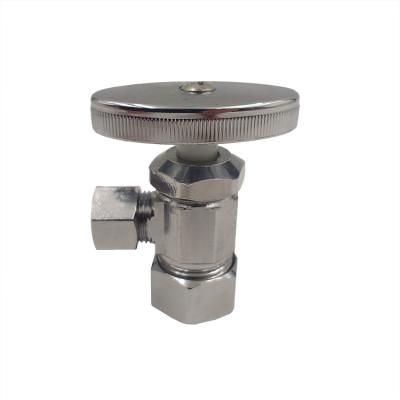 China Modern High Pressure 90 Degree Angle Valve Brass With Zinc Alloy Handle for sale