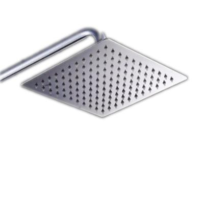 China Without Shower Luxury Square Panel Rainfall Shower Head Ceiling Diverter Bathroom Shower Set for sale