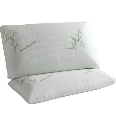 China Standard Anti-Static Promotional Pure Size Green Color Pillow Shredded Memory Foam Pillow Cooling Bamboo Pillow for sale