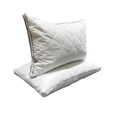 China Anti Dust Mite Good Quality Cotton Fabric Fluffy Feather Pillow Cushion Insert for sale