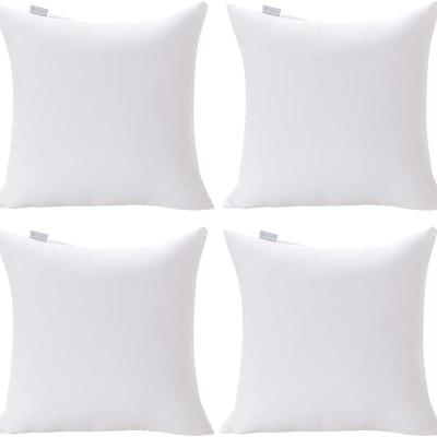 China Anti Dust Mite Custom Sizes And Filling Decorative Microfiber Polyester Cushion Back Pillow for sale