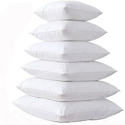 China Wholesale Custom Cheap Anti Dust Mite Duck Down Feather Pillow Inner Pillow Cushion for sale