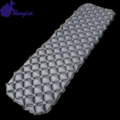 China Air-Support Cells Design Ultralight Inflatable Air Pad Sleeping Pad Lightweight Nylon+TPU Coated Camping Mat / Mattress Diamond Shaped Cell Sleep Pad for sale