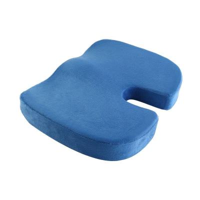 China Massage Comfort Seat Memory Foam Cushion for Office Chair Tailbone Pain Relief Coccyx Cushion Sciatica Pillow for Rest for sale