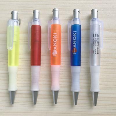 China Promotional Ball Pen Plastic Cheap Advertising Big Ballpoint Pens With Custom Logo for sale