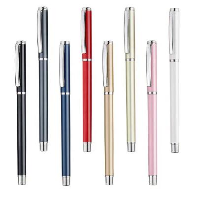 China Wholesale Promotional Gift Promotional Elegant Metal Gel Pen Hotel Bank Factory China Custom Logo Pen for sale