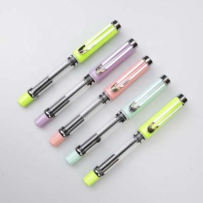 China Promotional High Quality Sale Custom Fountain Pen Student Logo School Office Gifts Small MOQ for sale