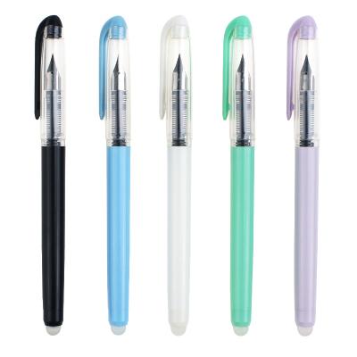 China Promotional Student Custom Japan Korea Gel Ink Bags Fountain Pen Erasable Pen With Logo for sale