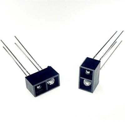 China High Sensitivity IR Reflective Sensor Cuboid Shape 940nm 860nm Black Photoelectric Switch Sensors for sale