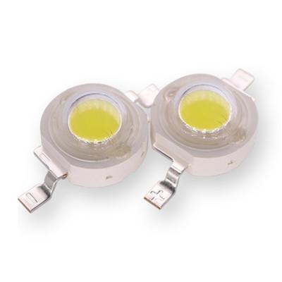 China Chip LED de alta potência Lente clara 1W 3W Branco Emitente de cor 6000K 7000K LED Para iluminação interna à venda