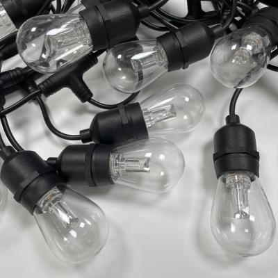 Κίνα 12v 5 - 8W 2700K Ζεστό Λευκό 15m LED Φωτός ράβδου Χριστουγεννιάτικο διακοσμητικό φεστιβάλ Βίντεζ λάμπες Edison Φωτός ράβδος προς πώληση