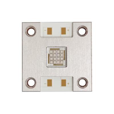 中国 30x30mm 365nm 48W 14-16W/Cm2 LED UVAチップボード COBUVモジュール 販売のため