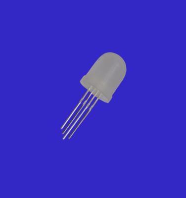 China 12V 10mm Adressierbare LED-Diode R G B Traumfarbdiffusierte Linse 3-in-1 WS2812B Kurzstifte Pixel-LED-Diode zu verkaufen