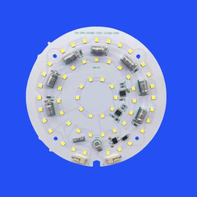 Cina CE ERP Certificato 18W 230V 6500K Color Bianco Freddo Rotondo Tavola PCB in alluminio Modulo DOB a LED AC in vendita