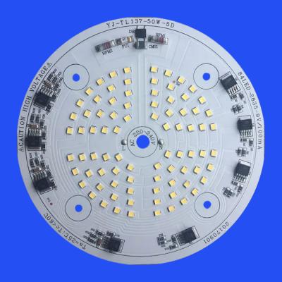 China 50W 105 LM/W 220V DOB AC LED Module PCB PCBA Para lâmpadas à prova de explosão à venda