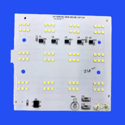 China 230V 50W angepasste DOB-LED-Module 6500K PCB 2835 SMD-LED-Chip-Board für LED-Scheinwerfer zu verkaufen