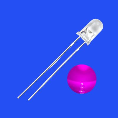 China 5mm Roze Kleur 1000-2000mcd Ronde Helder Lens Kaars Flikkerende Flitsende LED Diode Te koop