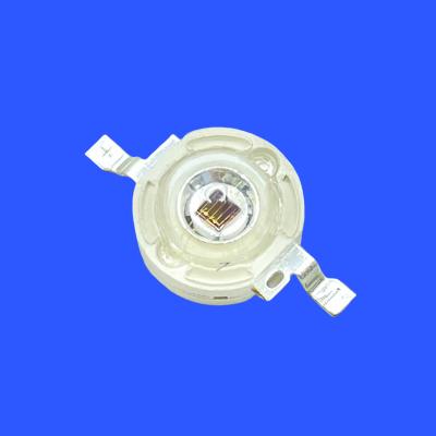 China 740nm 2V Clear Convex Lens 120deg 3W High Power IR LED For Plant Grow Light à venda