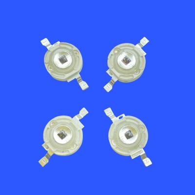 중국 850nm 적외선 파장 맑은 굽은 렌즈 120도 3W 높은 전력 IR LED 발사자 식물 대사를 위해 판매용