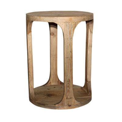 China Industrial Living Room Furniture Recycled Wood Furniture Natural Wood Coffee Table Side Table for sale