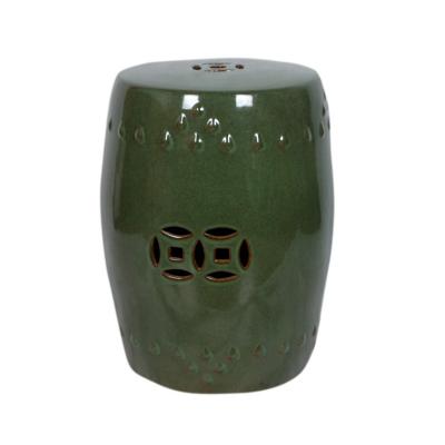 China Modern Home Decorative Ceramic Stool Porcelain Drum Garden Stool for sale