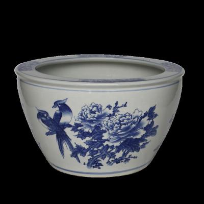 China Jingdezheng Porcelain Flower CLASSIC Port Blue And White Ceramic Jingdezheng Pot For Indoor And Outdoor for sale