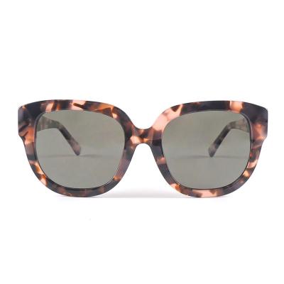 China Oversized fashion colorful sunglasses ladies shades fashion design custom glass cat eye sunglasses for sale