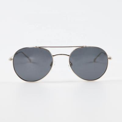 China Retro Round Luxury Metal Acetate Combination Flip Up Clip On Sunglasses UV400 for sale