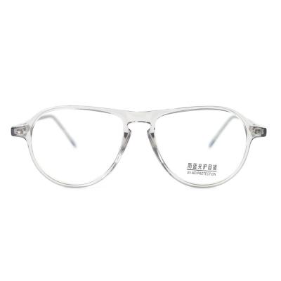 China Custom Glass Eyewear Unisex Optical Logo Glass Frame Metal Glass Professional Manufacturing for sale