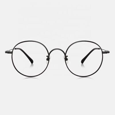 China Blue Light Blocking Glass Stainless Steel Round Shape Titanium Blue Light Blocking Glasses for sale