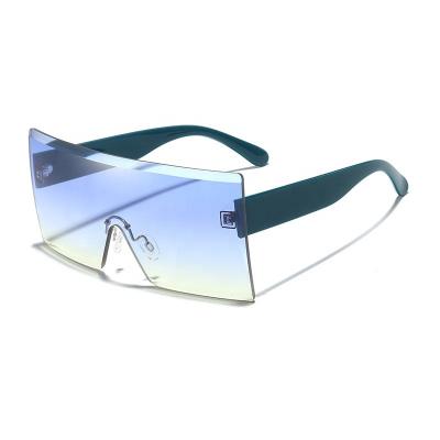 China Custom Outdoor Sports Glasses Big Oversized Square Sunglasses Fashion Brand Design Sunglasses With Logo For Men And Women for sale