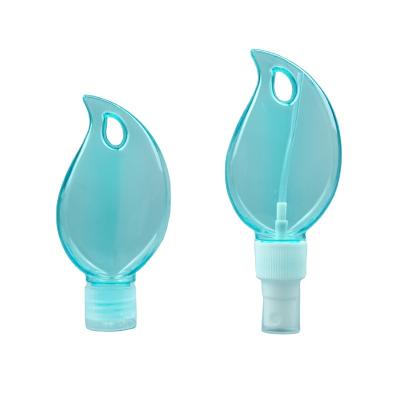 China Personal Care 60Ml PETG Plastic Spray Bottle , Travel Bottle With Key Chain For Perfume Hand Sanatizer for sale