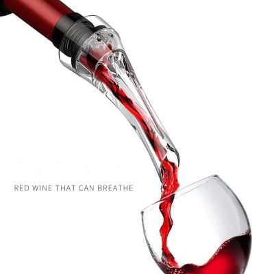 China Popular Modern Wine Accessories Aerator Decanter Wine Bottle Pourer Spout Bar Accessories Popular for sale