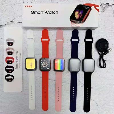 China Smartwatch series6 T55+ 1.75 inch smarter watch t55 smartwatch relojes BT call seri Waterproof Smartwatch t55+ Inteligentes t55+ for sale