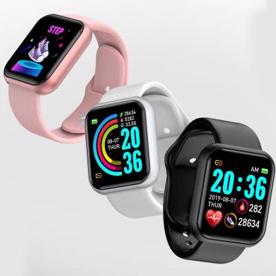 China YESTERDAY sport D20 sleep tracker watch D20 Y68 china factory sale touch screen fashion smart waterproof fitpro smartwatch cheapest smart watch for sale