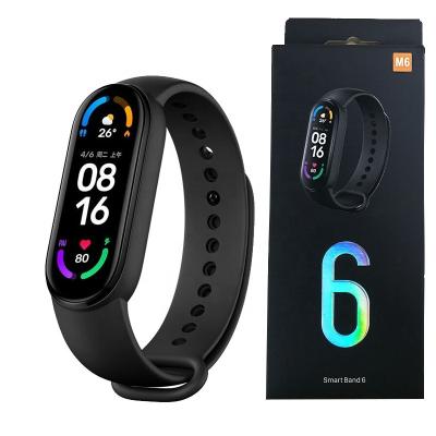 China Wholesale M6 Factory Wholesale M6 Band Fashion Low Price Selling Touch Screen Fashion MI Bracelet Waterproof Smart Sport Fitness Smart Watch M6 Reloj for sale