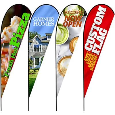 China Easy to Assemble OEM Teardrop Flag Printing, Teardrop Flag Flying Banner for sale