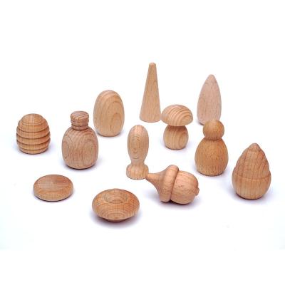 China Miniature Wood Opens Homemade Wooden Crafts Peg Doll Beech Wooden Blanks Unfinished for Wooden Home Decor for sale