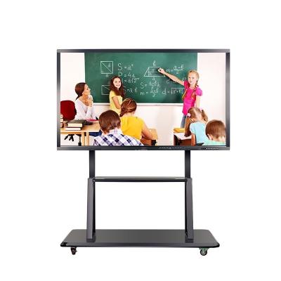 China Interactive Flat Panel Schools 55 65 86 100 Inch Machine Digital Whiteboard Lecture Integrated Interactive Flat Panel Display for sale