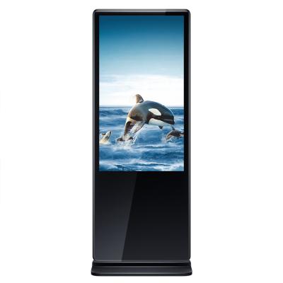 China Advertising / Message 49 Inch Biggest Touch Screen Indoor Digital Signage Floor Stand Advertising Players for sale