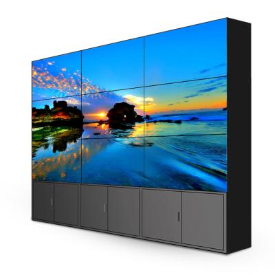 China BORSHU 55 Inch 2x2 3x3 Screen Mount Outdoor Advertising Billboard Splicing Players 3.5 Mm LCD Video Wall for sale