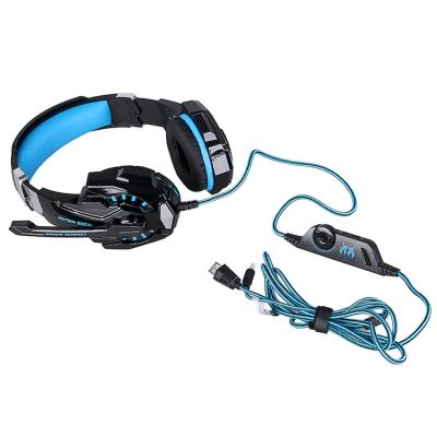 China In-Ear Gaming Headphone Noise Canceling Colorful LED PC Gaming Headset Computer Sports Wired Earphone for sale