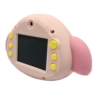 China Cheap NFC function factory direct sales front and rear dual-camera high-definition children's color camera cartoon pig camera for sale